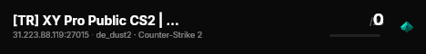 [TR] XY Pro Public CS2 | !ws !knife !glove live status badge