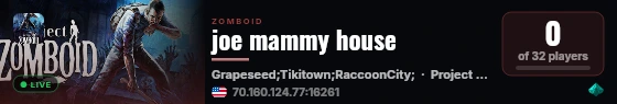 joe mammy house live status badge
