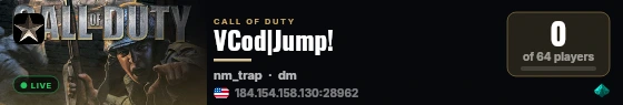 VCod|Jump! live status badge