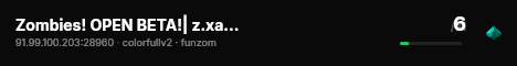 Zombies! OPEN BETA!| z.xaa.pl live status badge
