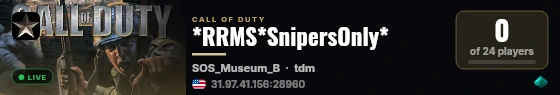 *RRMS*SnipersOnly* live status badge