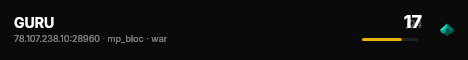 GURU live status badge