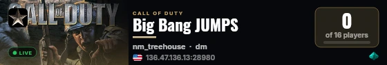 Big Bang JUMPS live status badge