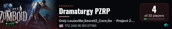 Dramaturgy PZRP live status badge