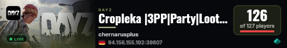 Cropleka |3PP|Party|Loot+|Guns+|Map live status badge