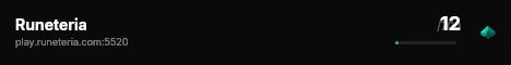 Runeteria live status badge