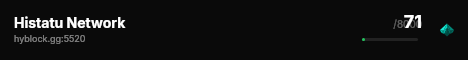 Histatu Network live status badge