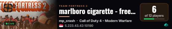 marlboro cigarette - free @ fshost.me live status badge