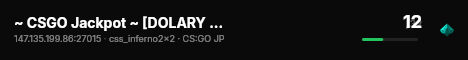 ~ CSGO Jackpot ~ [DOLARY | BITWA | KLANY | OSIAGNIECIA | SKINY | FREE VIP] @ 1s2k.pl live status badge