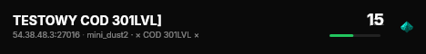 TESTOWY COD 301LVL] live status badge