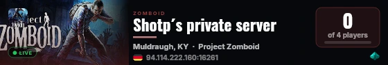 Shotp´s private server live status badge
