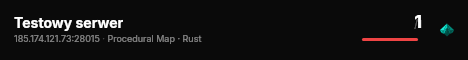 Testowy serwer live status badge