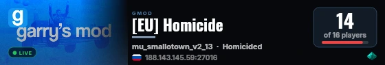 [EU] Homicide live status badge