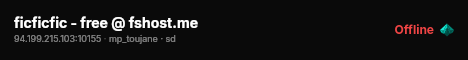 ficficfic - free @ fshost.me live status badge