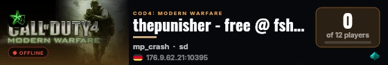 thepunisher - free @ fshost.me live status badge