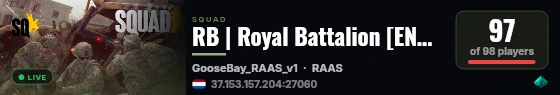 RB | Royal Battalion [ENG] discord.gg/royalbattalion live status badge