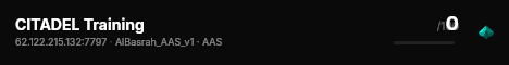 CITADEL Training live status badge