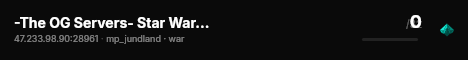 -The OG Servers- Star Wars:  Galactic Warfare live status badge