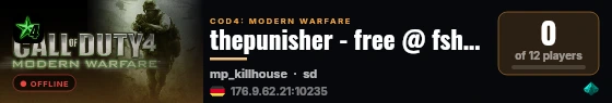thepunisher - free @ fshost.me live status badge