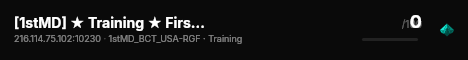 [1stMD] ★ Training ★ First Marine Division live status badge