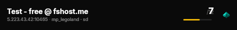 Test - free @ fshost.me live status badge