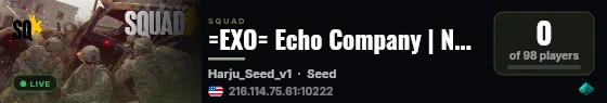 =EXO= Echo Company | New Player Friendly | US CENT | ENG live status badge