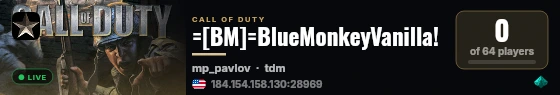 =[BM]=BlueMonkeyVanilla! live status badge