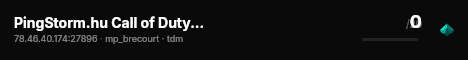 PingStorm.hu Call of Duty 2 Szerver pwd by:PingStorm.hu live status badge