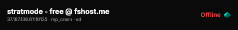 stratmode - free @ fshost.me live status badge