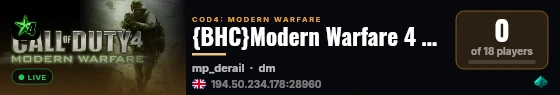 {BHC}Modern Warfare 4 2x Double XP ALL SUMMER live status badge