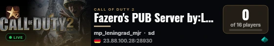 Fazero's PUB Server by:Luxhosting GameTrackerClaimServer live status badge