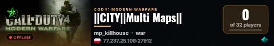 ||CITY||Multi Maps|| live status badge