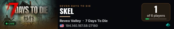 SKEL live status badge