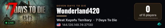 Wonderland420 live status badge