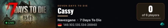 Cassy live status badge