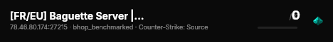 [FR/EU] Baguette Server | 1800+ Maps | Go grind G live status badge