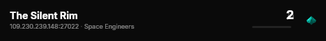 The Silent Rim live status badge