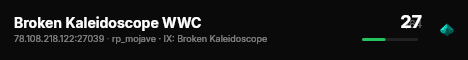 Broken Kaleidoscope WWC live status badge