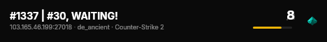 #1337 | #30, WAITING! live status badge