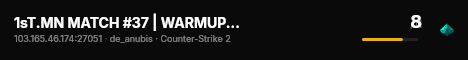 1sT.MN MATCH #37 | WARMUP [3/10] live status badge