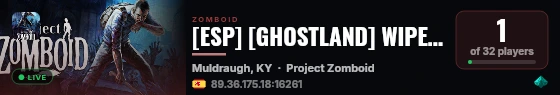 [ESP] [GHOSTLAND] WIPE REALIZADO 04/09/26 (10:00 a.m Peninsular live status badge