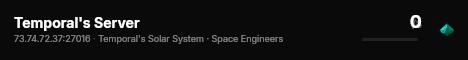 Temporal's Server live status badge