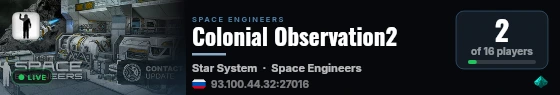 Colonial Observation2 live status badge