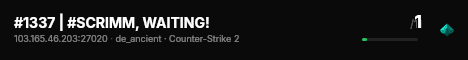 #1337 | #SCRIMM, WAITING! live status badge