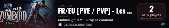FR/EU [PVE / PVP] - Les Survivants de Knox - B42.20.4 - 24/7 live status badge
