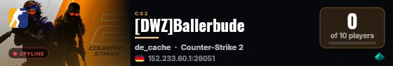 [DWZ]Ballerbude live status badge