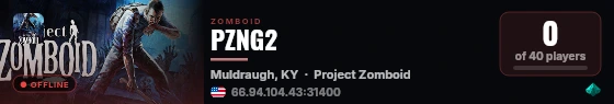 PZNG2 live status badge