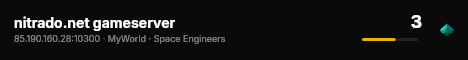 nitrado.net gameserver live status badge