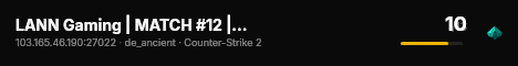 LANN Gaming | MATCH #12 | AntiCheat 🛡️ live status badge