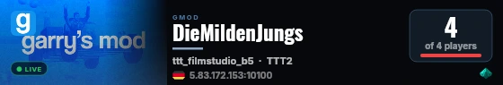 DieMildenJungs live status badge